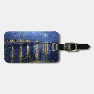 Van Gogh: Sternenklare Nacht über der Rhône Gepäckanhänger