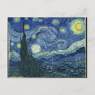 Van Gogh sternenklare Nachtpostkarte Postkarte