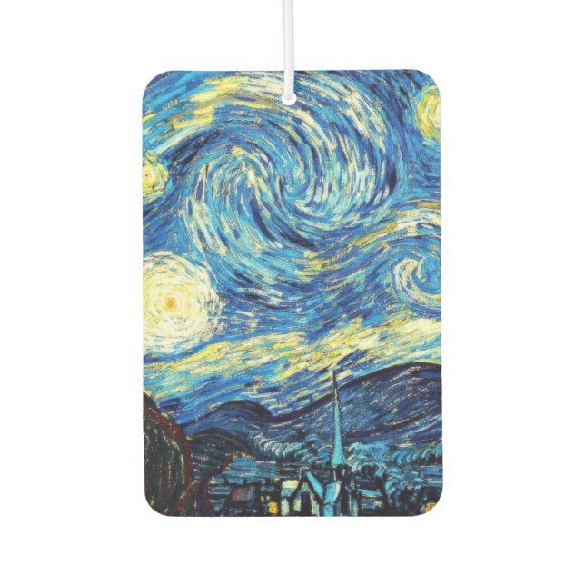 Van Gogh - Sternennacht Autolufterfrischer (Vorderseite)