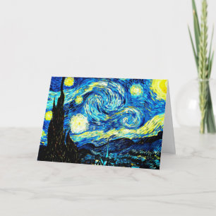 Van Gogh - Sternennacht, berühmtes Gemälde Karte