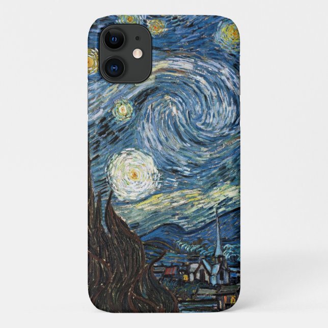 Van Gogh Sternennacht Case-Mate iPhone Hülle (Rückseite)