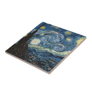Van Gogh Sternennacht Fliese
