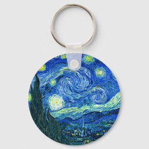 van gogh sternennacht schlüsselanhänger