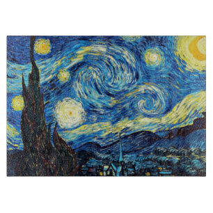 Van Gogh - Sternennacht Schneidebrett