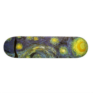 Van Gogh: Sternennacht Skateboard