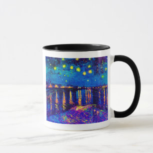 Van Gogh - Sternennacht über der Rhone Pop Art Tasse