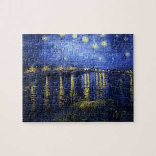 Van Gogh Sternennacht über der Rhone Puzzle