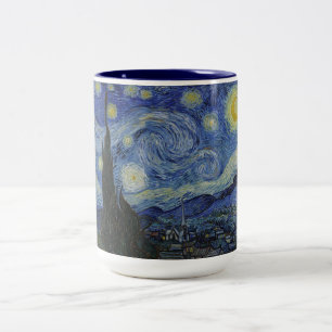 Van Gogh Sternennacht Zweifarbige Tasse