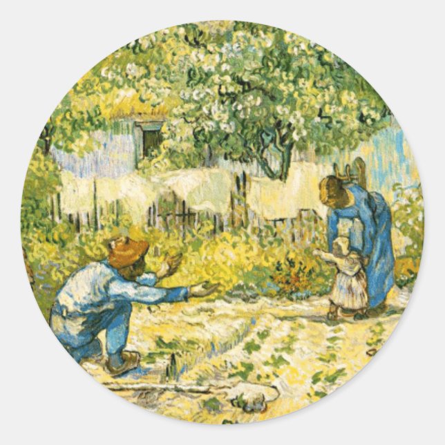Van Gogh Sticker für erste Schritte (Vorderseite)