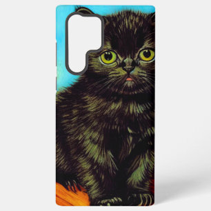 Van Gogh Stil schmollendes Kätzchen Samsung Galaxy Hülle