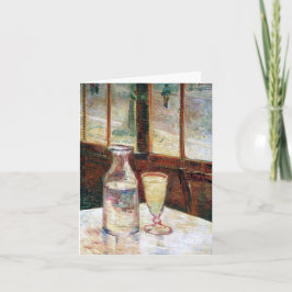 Van Gogh Still Life Absinthe Fine Art Karte