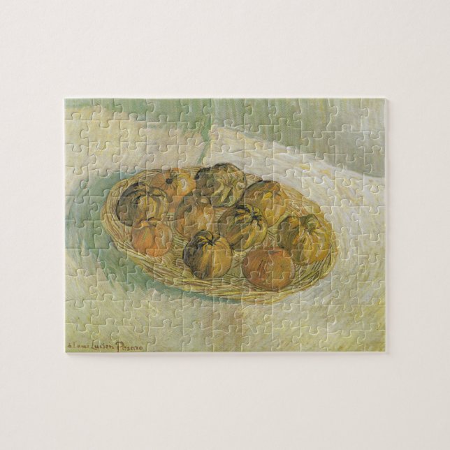 Van Gogh Still Life Körbe zum Malen von Äpfeln Puzzle (Horizontal)