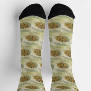 Van Gogh Still Life Körbe zum Malen von Äpfeln Socken