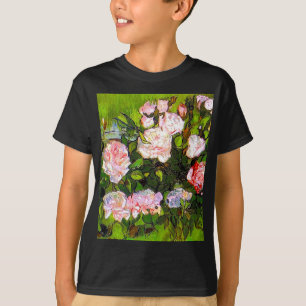 Van Gogh Still Life mit rosa Roses T-Shirt