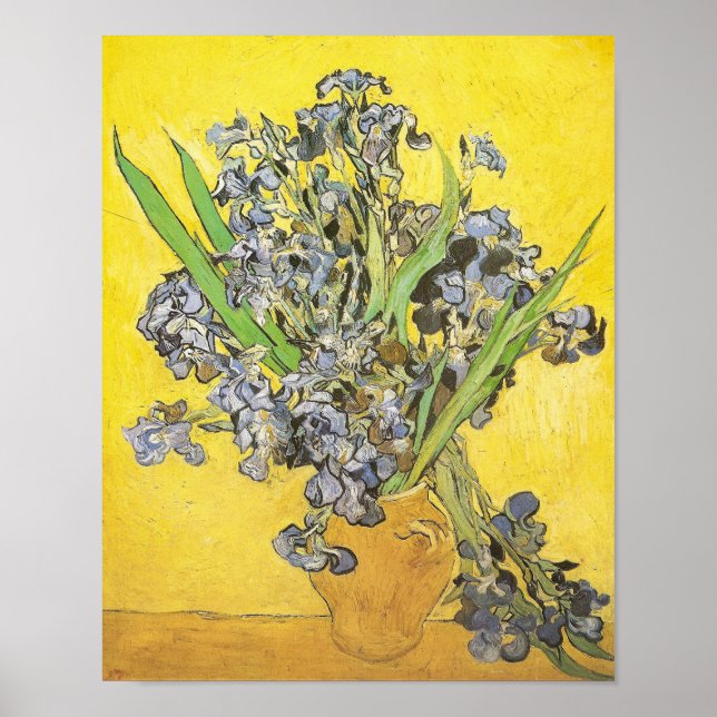 Van Gogh Still Life Vase, Ire (F678) Fine Art Poster (Vorne)
