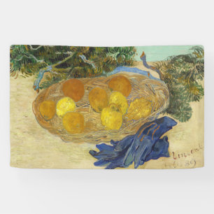 Van Gogh Stillleben mit Orangen, Zitronen und blau Banner