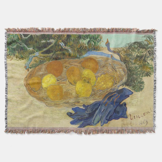 Van Gogh Stillleben mit Orangen, Zitronen und blau Decke (Vorderseite)