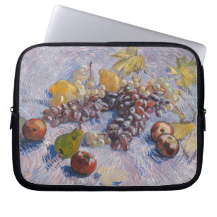 Van Gogh Stillleben mit Trauben und Äpfeln Kunstpr Laptopschutzhülle
