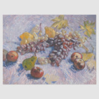 Van Gogh Stillleben mit Trauben und Äpfeln Kunstpr