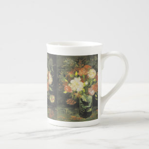 Van Gogh Stillleben mit Wiesenblumen und Rose Prozellantasse