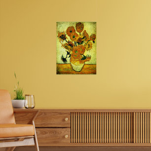 Van Gogh - Stillleben Vase mit 14 Sonnenblumen Pos Poster