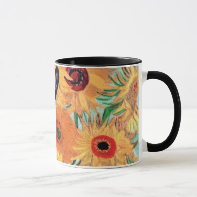 Van Gogh - Stillleben Vase mit zwölf Sonnenblumen Tasse (Rechts)