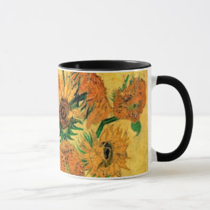 Van Gogh - Stillleben Vasen mit fünfzehn Sonnenblu Tasse