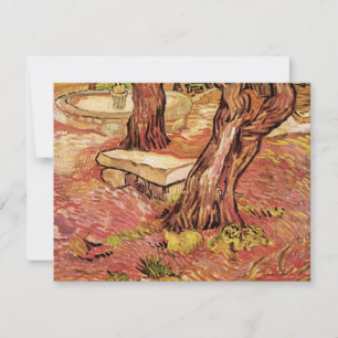 Van Gogh Stone Bench im Garten, St Paul Hospital