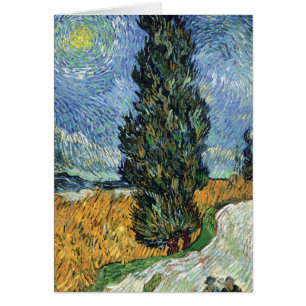 Van Gogh Straße mit Zypressen Impressionismus