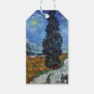 Van Gogh Straße mit Zypressen Impressionismus Geschenkanhänger
