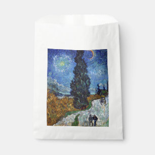 Van Gogh Straße mit Zypressen Impressionismus Geschenktütchen