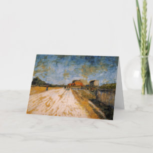 Van Gogh Straße neben den Pariser Stadtmauern Karte