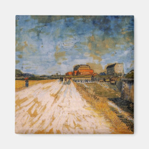 Van Gogh Straße neben den Pariser Stadtmauern Magnet