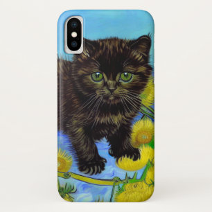 Van Gogh Style Cat mit Sonnenblumen Case-Mate iPhone Hülle