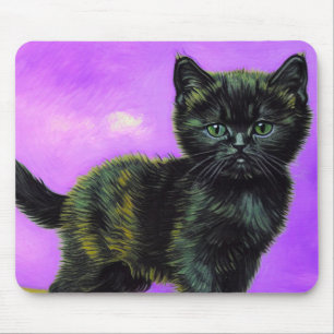 Van Gogh Style Cat Mousepad