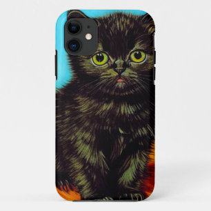 Van Gogh Style Pouting Kitten Case-Mate iPhone Hülle