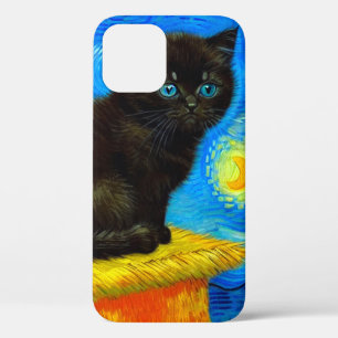 Van Gogh Style Starry Night Cat Case-Mate iPhone Hülle