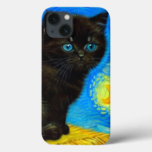Van Gogh Style Starry Night Cat Case-Mate iPhone Hülle