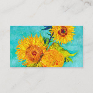 Van Gogh Sunflowers Begleitkarte