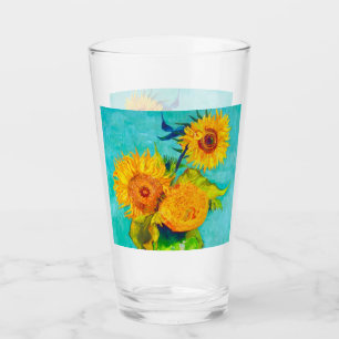 Van Gogh Sunflowers  Glas