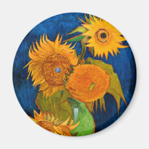 Van Gogh Sunflowers Magnet
