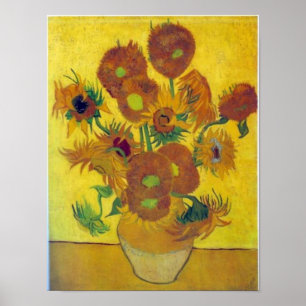 Van Gogh Sunflowers Poster
