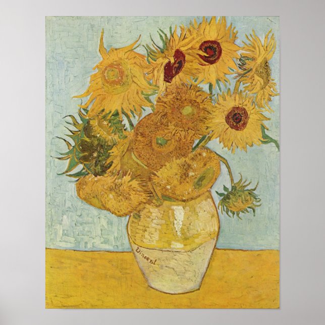 Van Gogh Sunflowers Poster (Vorne)