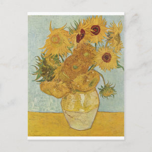 Van Gogh Sunflowers Postkarte