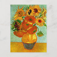 van Gogh - Sunflowers, Still life Vase with 12