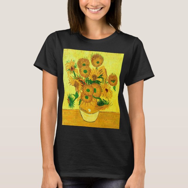 Van Gogh Sunflowers T-Shirt (Vorderseite)