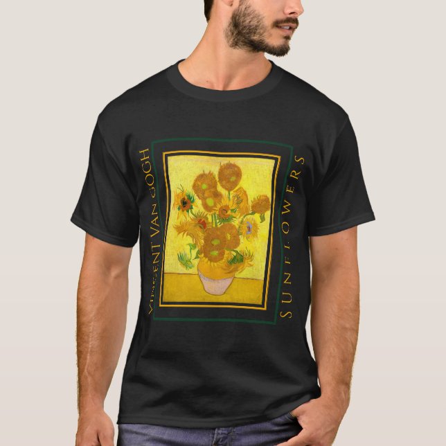 VAN GOGH SUNFLOWERTE T-Shirt (Vorderseite)