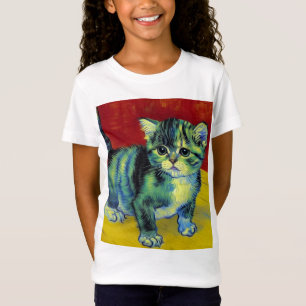 Van Gogh Tabby Cat T-Shirt