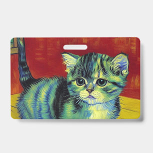 Van Gogh Tabby Katze Ausweis