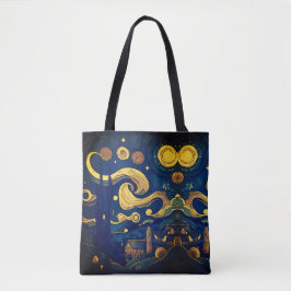 Van Gogh Tasche, reproduzierte "Starry Night Groce